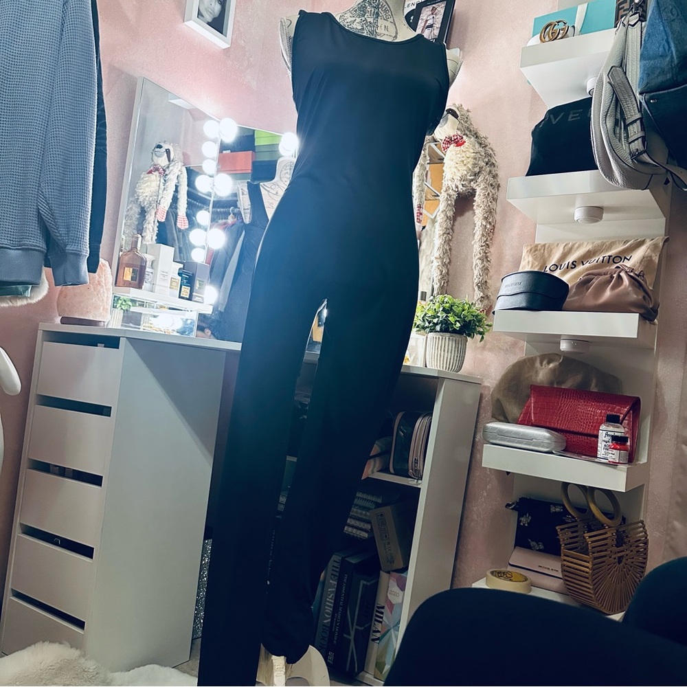 Fashion nova black jumpsuit